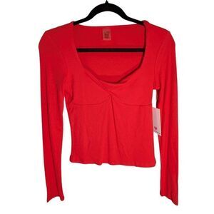 NWT Love Charm Women's Top Red Women's Size M